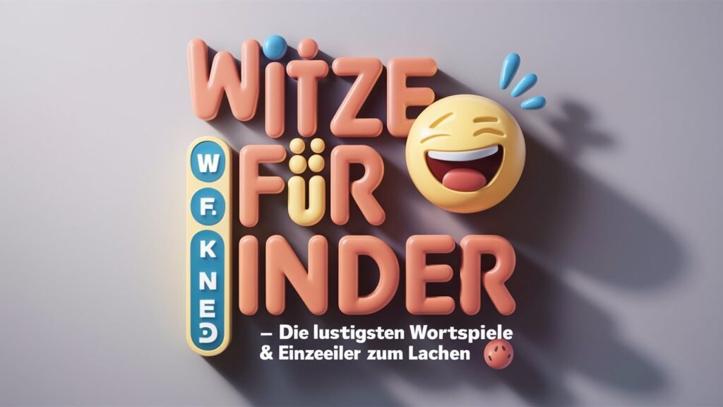 Witze für Kinder – Die Lustigsten Wortspiele & Einzeiler zum Lachen 🎉