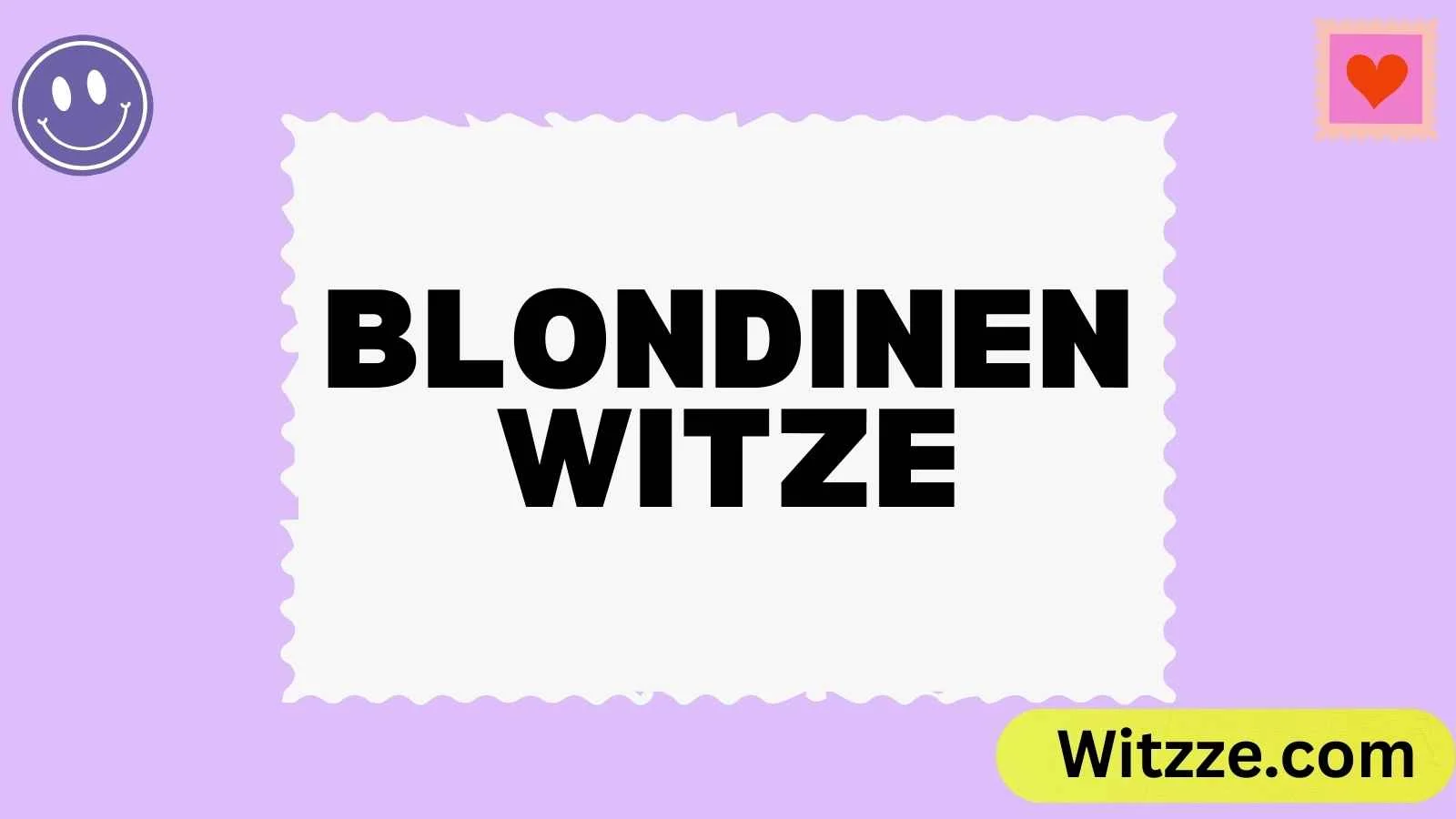 Blondinen Witze