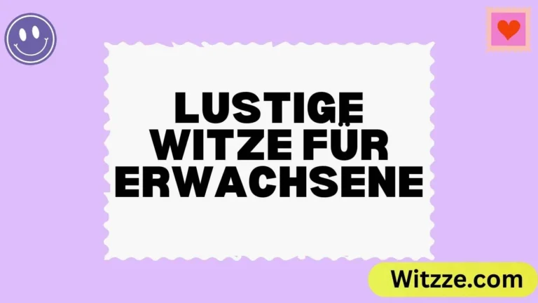 Lustige Witze für Erwachsene