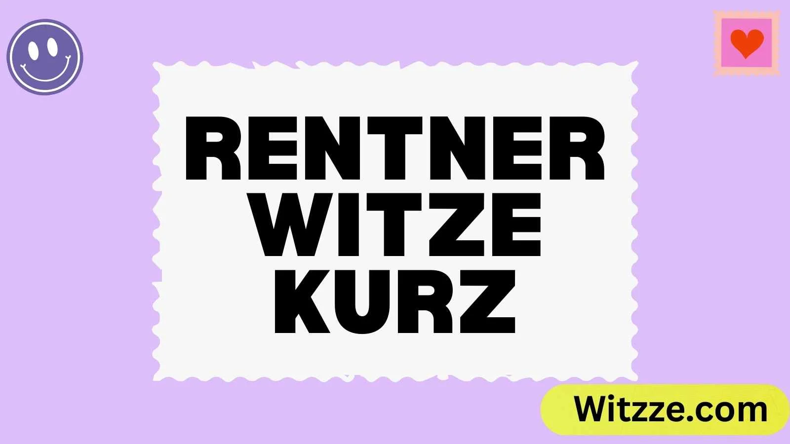 Rentner Witze Kurz