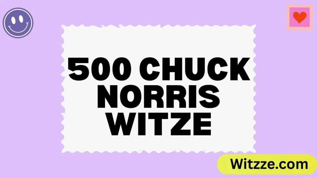 500 Chuck Norris Witze