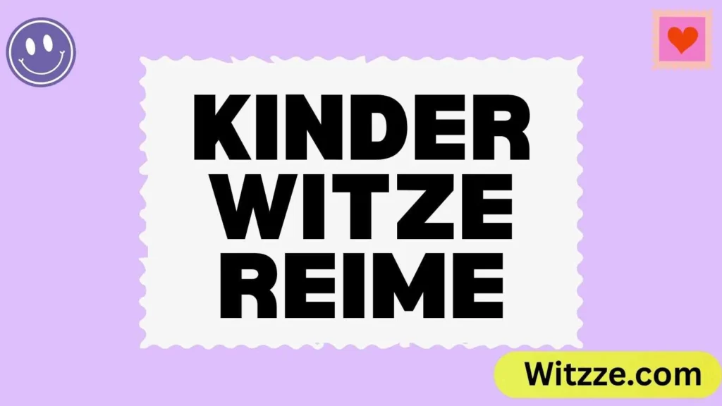 Kinder Witze Reime