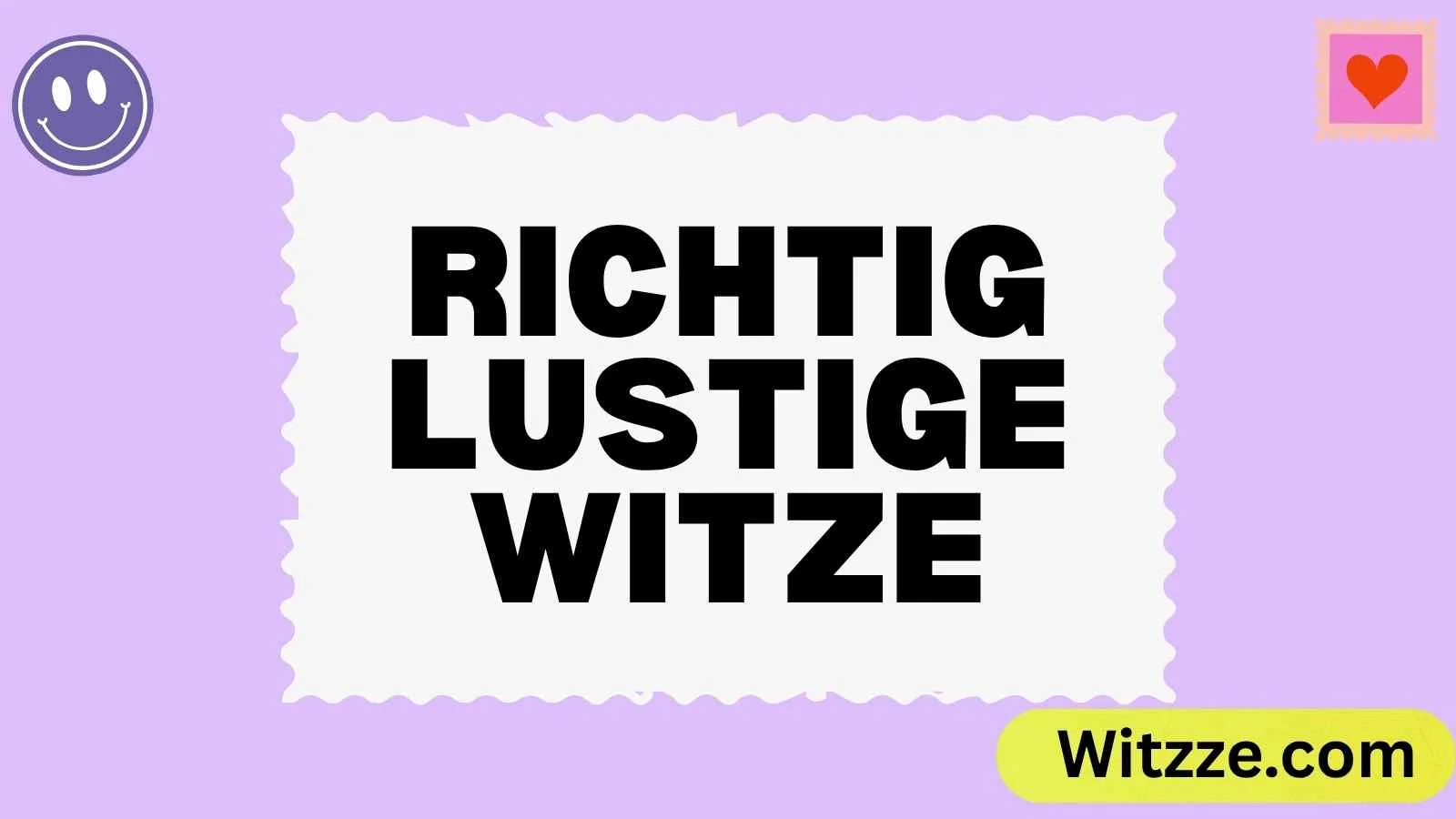 Richtig lustige Witze