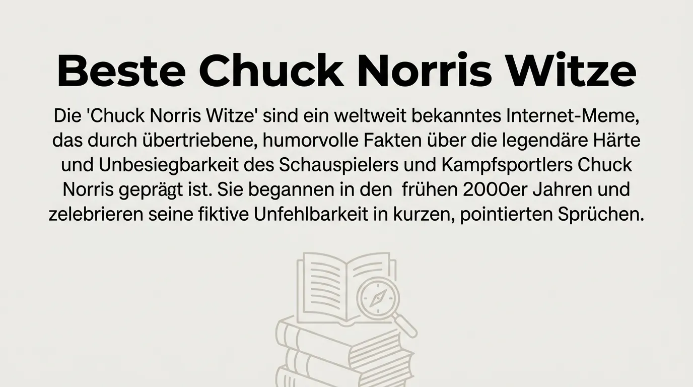 Beste Chuck Norris Witze