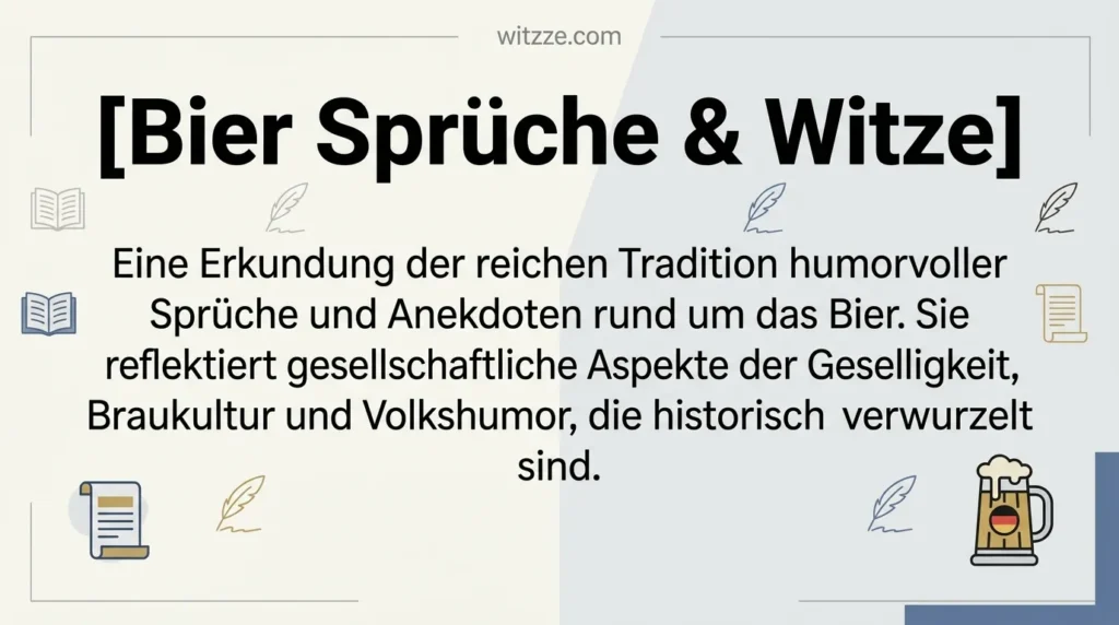 Bier Sprüche & Witze