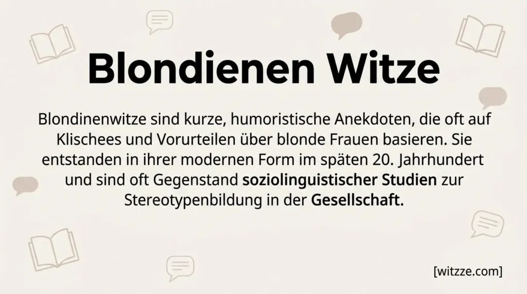 Blondienen Witze