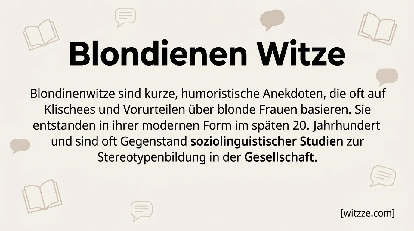 Blondienen Witze