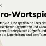 Büro-Wortspiele