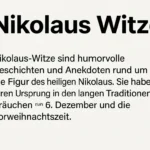 Nikolaus Witze
