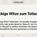 Dreckige Witze zum Totlachen