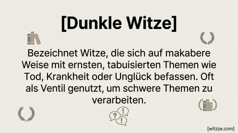 Dunkle Witze