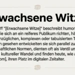 Erwachsene Witze