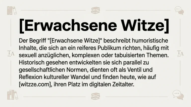 Erwachsene Witze