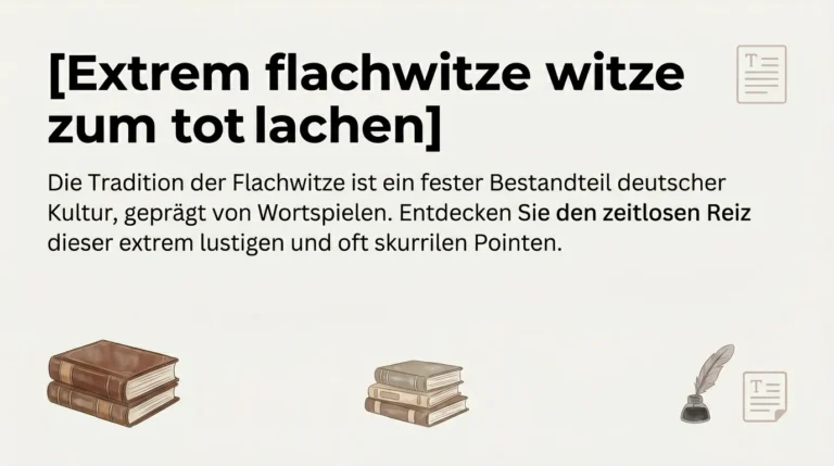 Extrem flachwitze witze zum totlachen