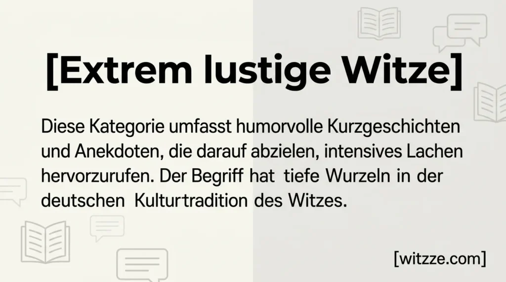 Extrem lustige Witze