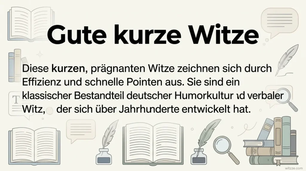 Gute kurze Witze
