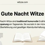 Gute Nacht Witze