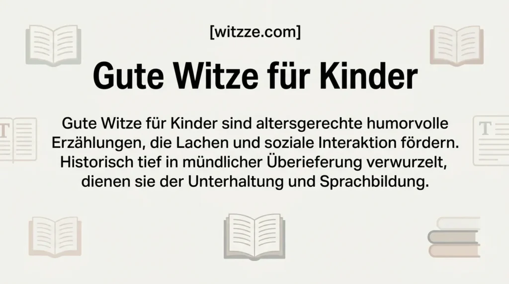 Gute Witze für Kinder