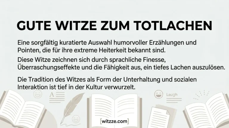 Gute Witze zum Totlachen