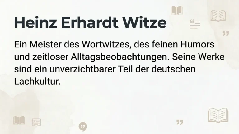 Heinz Erhardt Witze