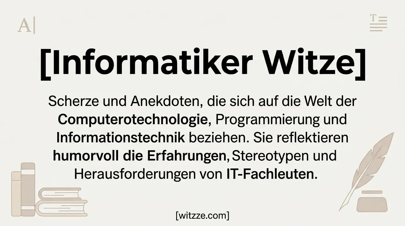 Informatiker Witze