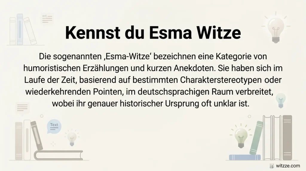 Kennst du Esma Witze