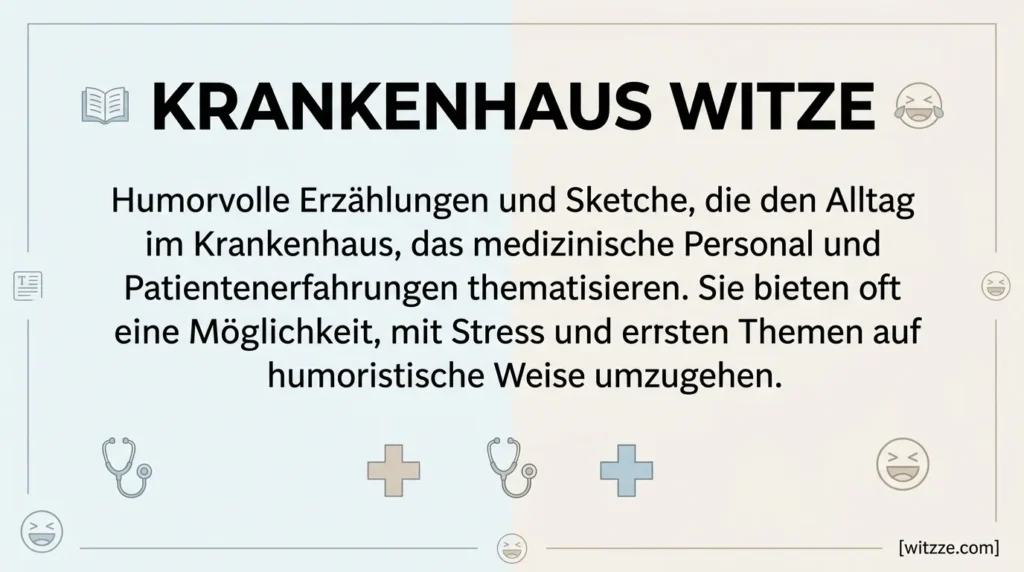 Krankenhaus Witze