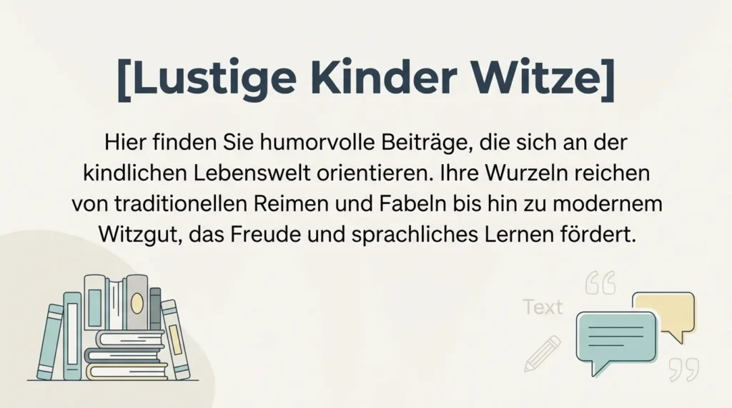 Lustige Kinder Witze