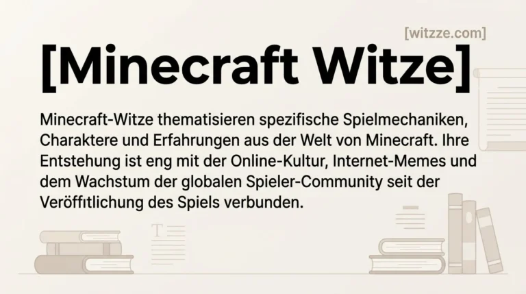 Minecraft Witze