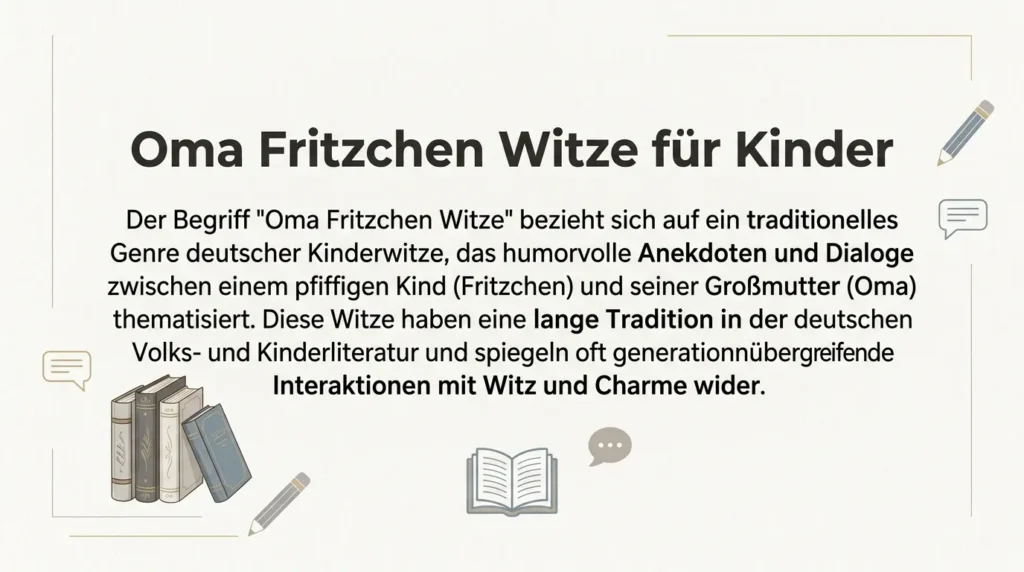 Oma Fritzchen Witze für Kinder