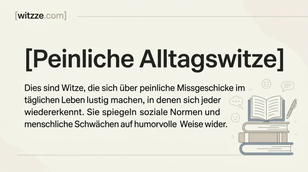 Peinliche Alltagswitze