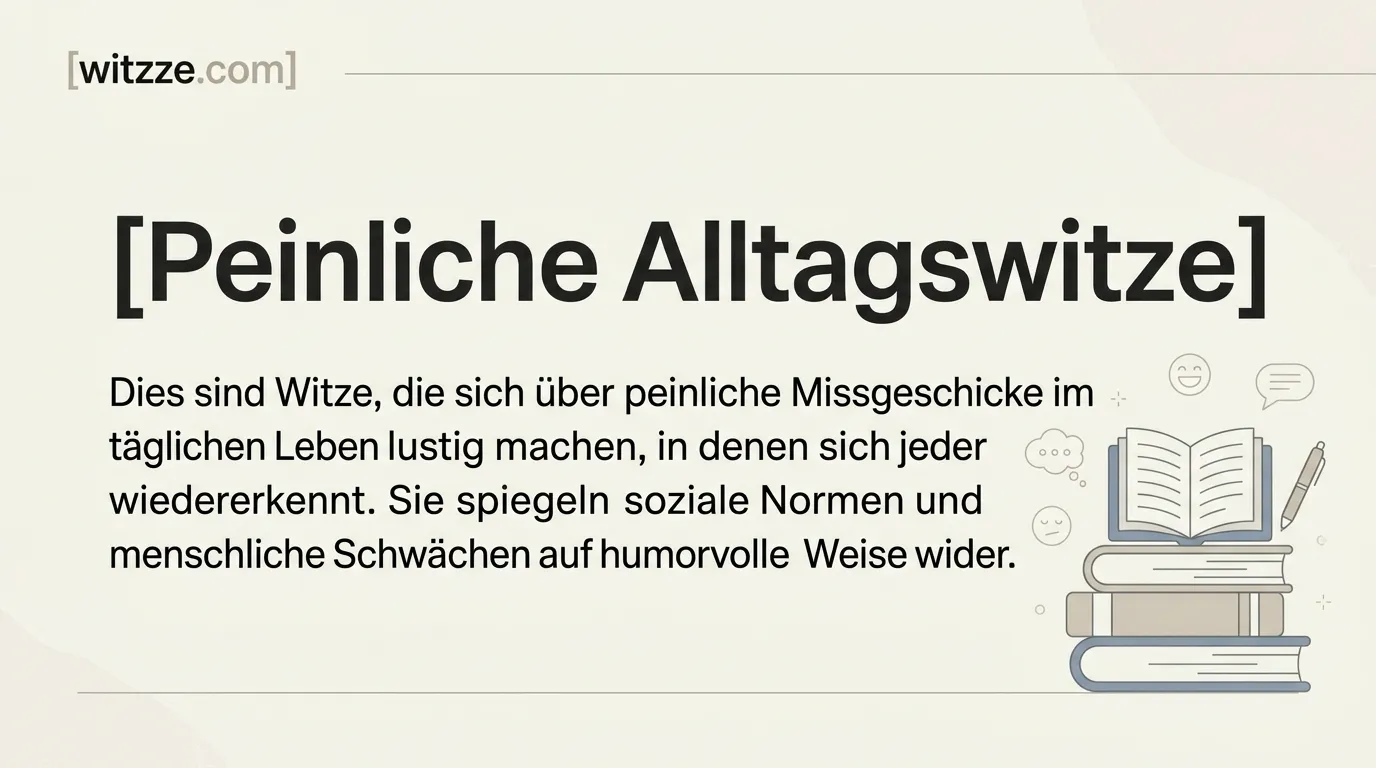Peinliche Alltagswitze