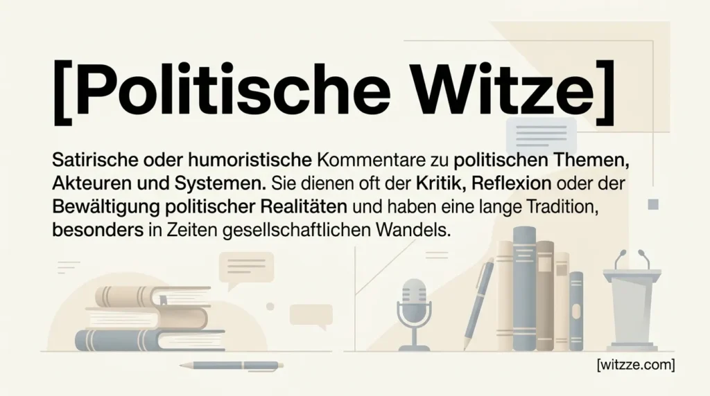Politische Witze