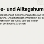 Reise- und Alltagshumor