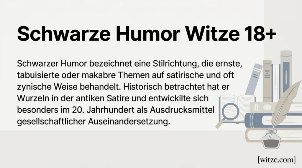 Schwarze Humor Witze 18+