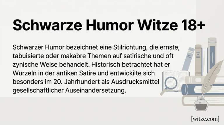 Schwarze Humor Witze 18+