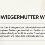 Schwiegermutter Witze