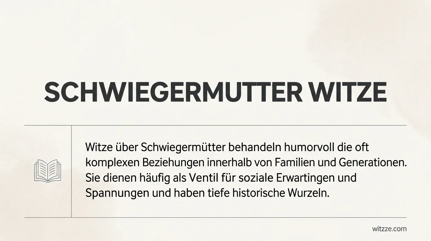 Schwiegermutter Witze