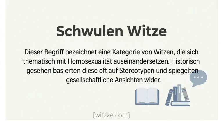 Schwulen Witze