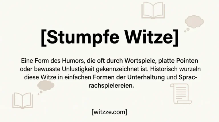Stumpfe Witze