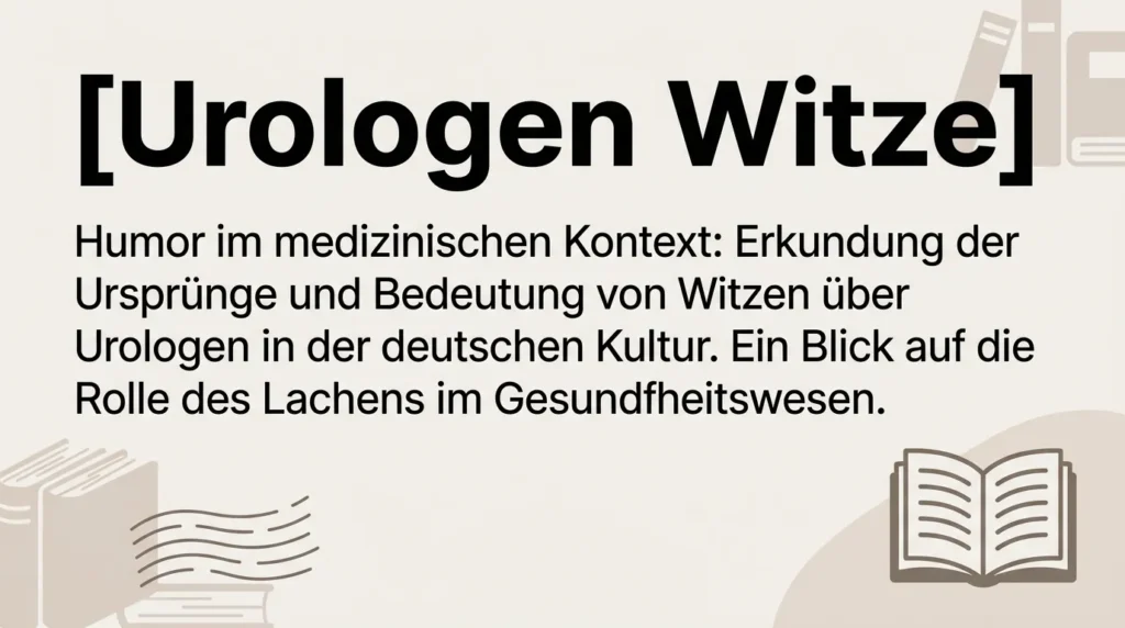 Urologen Witze