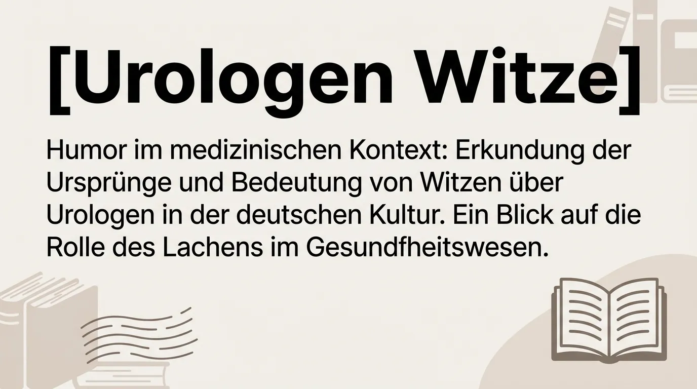 Urologen Witze