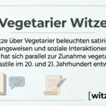 Vegetarier Witze