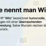 Wie nennt man Witze