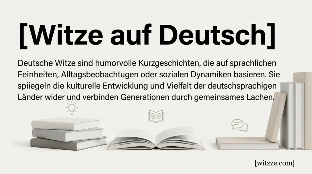 Witze auf Deutsch