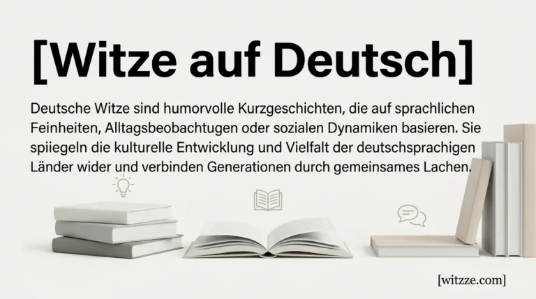 Witze auf Deutsch
