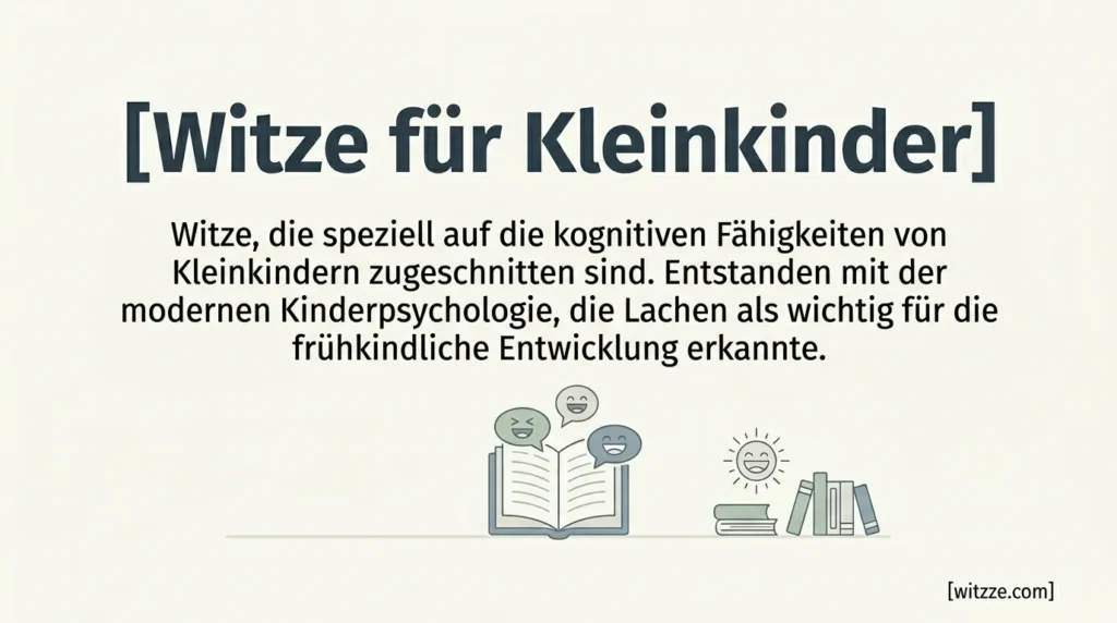 Witze für Kleinkinder
