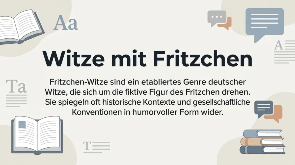 Witze mit Fritzchen