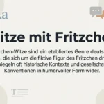 Witze mit Fritzchen