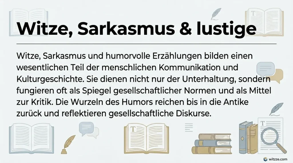 Witze, Sarkasmus & lustige